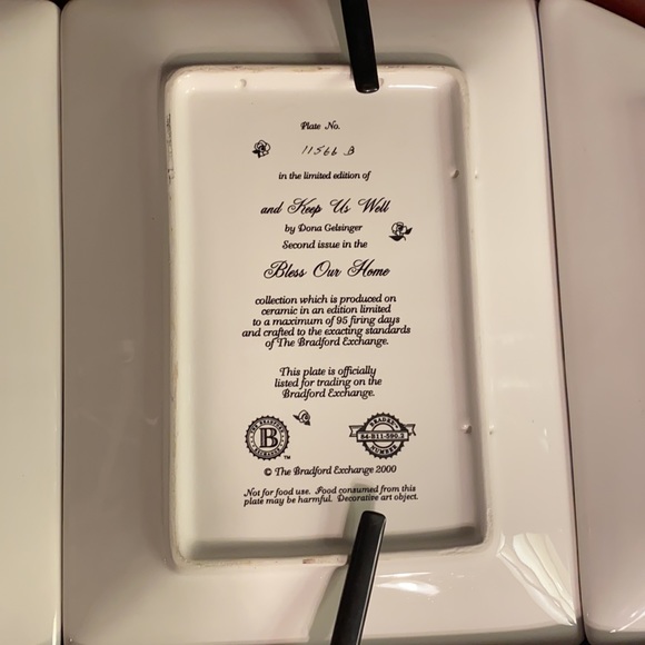 Bless Our Home Angels Plates By Bradford Exchanges. - Picture 8 of 13